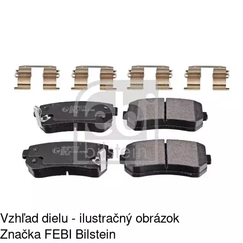 Brzdové dosky POLCAR S70-1223 - obr. 3