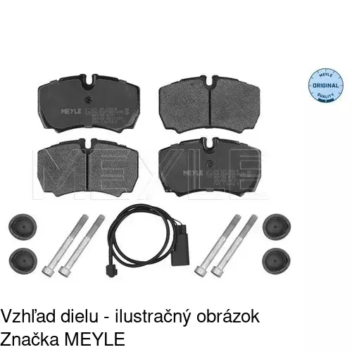 Brzdové dosky POLCAR S70-1237 - obr. 4