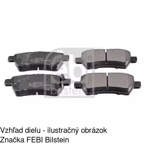 Brzdové dosky POLCAR S70-1344