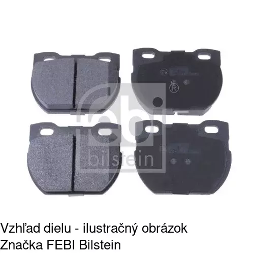 Brzdové dosky POLCAR S70-1364