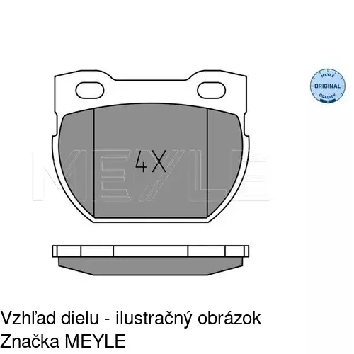 Brzdové dosky POLCAR S70-1364 - obr. 3