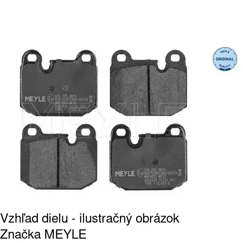 Brzdové dosky POLCAR S70-1370 - obr. 5