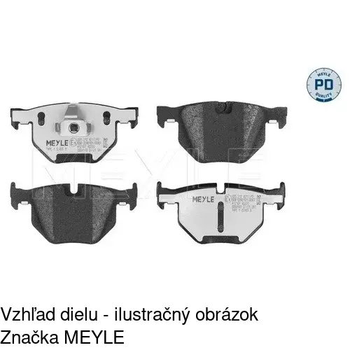 Brzdové dosky POLCAR S70-1399 - obr. 5