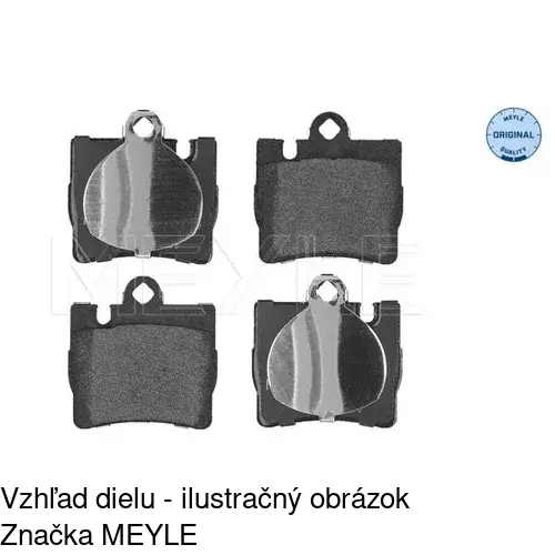 Brzdové dosky POLCAR S70-1499 - obr. 2