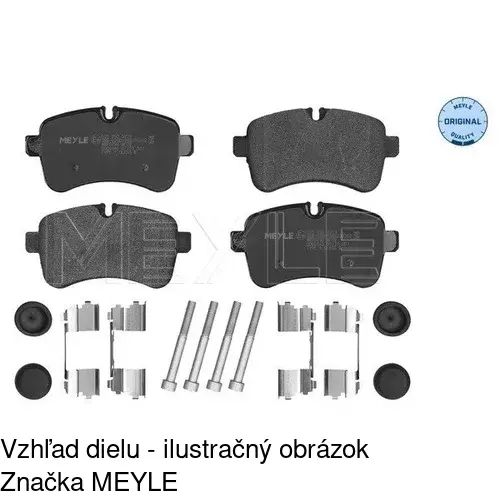 Brzdové dosky POLCAR S70-1605 - obr. 3