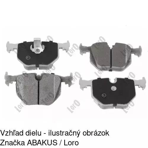 Brzdové dosky POLCAR S70-1608 - obr. 5