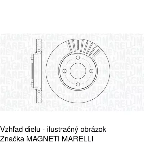 Brzdový kotúč POLCAR S71-0124 - obr. 3