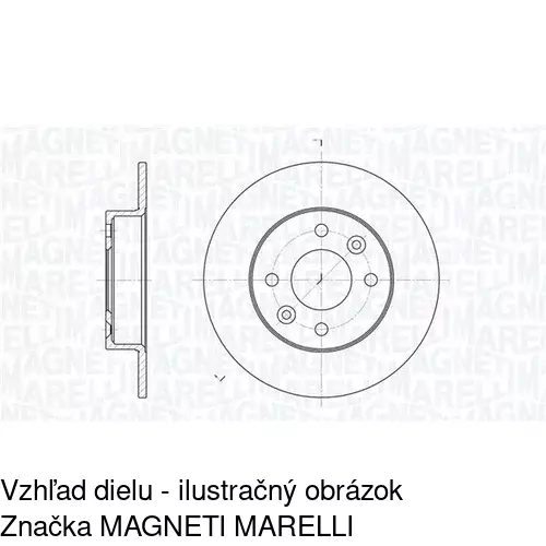 Brzdový kotúč POLCAR S71-0128 - obr. 1