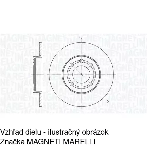 Brzdový kotúč POLCAR S71-0146 - obr. 1