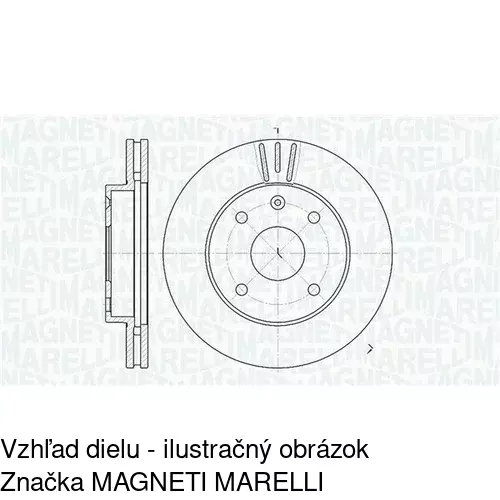 Brzdový kotúč POLCAR S71-0210 - obr. 5