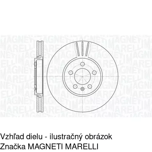 Brzdový kotúč POLCAR S71-0239 - obr. 2