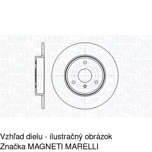 Brzdový kotúč POLCAR S71-0399 - obr. 1