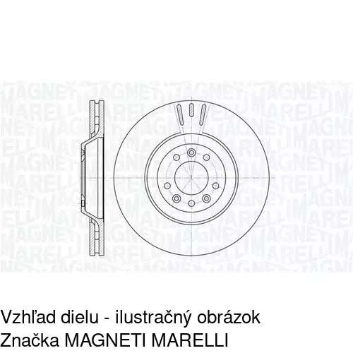 Brzdový kotúč POLCAR S71-0413 - obr. 1