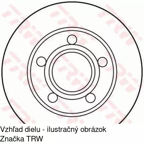 Brzdový kotúč POLCAR S71-1073 - obr. 4