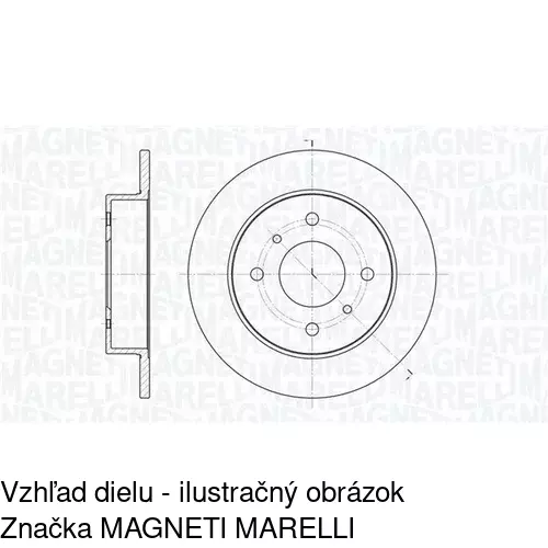 Brzdový kotúč POLCAR S71-1074 - obr. 5