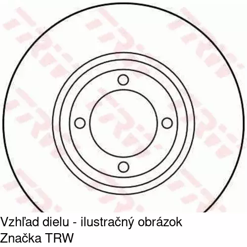 Brzdový kotúč POLCAR S71-1286 - obr. 2