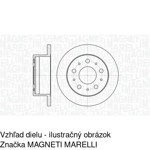 Brzdový kotúč POLCAR S71-1400 - obr. 4