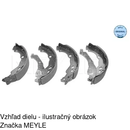 Brzdové čeľuste POLCAR S72-1008 - obr. 4