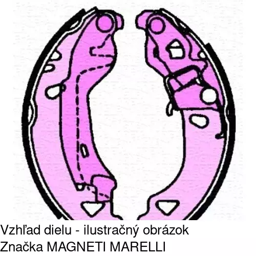 Brzdové čeľuste POLCAR S72-1028 - obr. 5