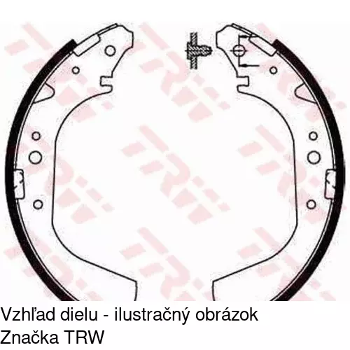 Brzdové čeľuste POLCAR S72-1031 - obr. 3