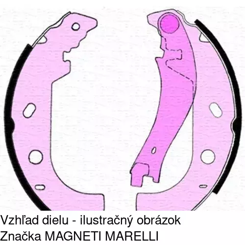 Brzdové čeľuste POLCAR S72-1046 - obr. 5