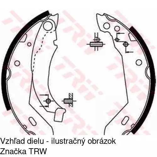 Brzdové čeľuste POLCAR S72-1056 - obr. 4