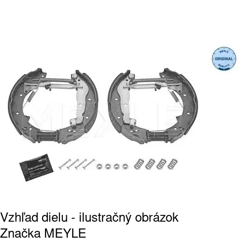 Brzdové čeľuste POLCAR S72-1072