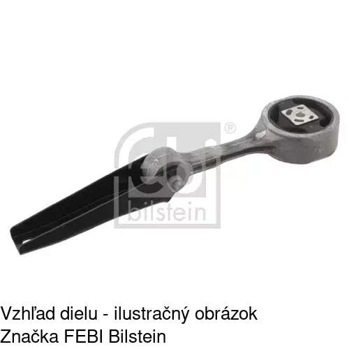 Silentblok motora POLCAR VW-EM051