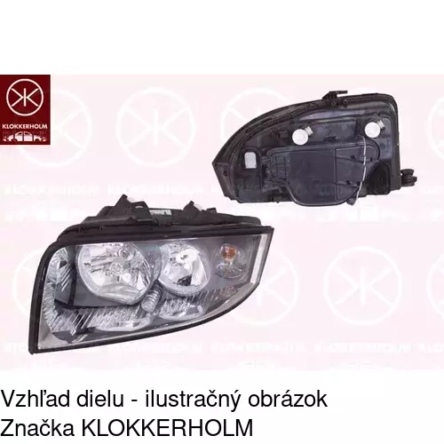 Hlavný reflektor POLCAR 132209-V