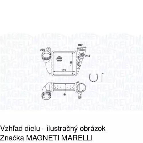 Chladiče vzduchu (Intercoolery) POLCAR 1323J8-5