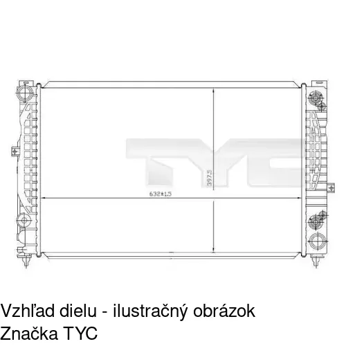 Chladiče vody POLCAR 132408A6 - obr. 2