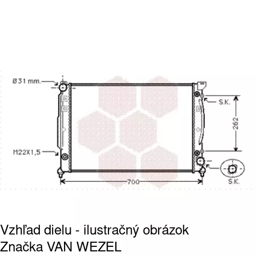 Chladiče vody POLCAR 132408A9 - obr. 5