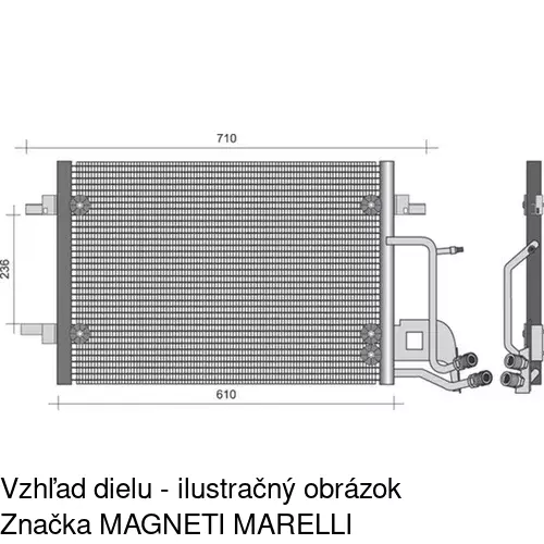 Chladiče klimatizácie POLCAR 1326K8C3S