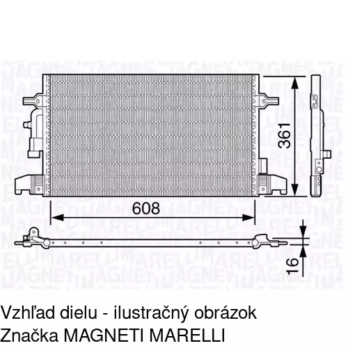 Chladiče klimatizácie POLCAR 1327K8C2 - obr. 1