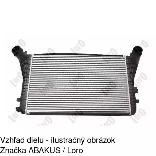 Chladiče vzduchu (Intercoolery) POLCAR 1332J8-1 - obr. 3