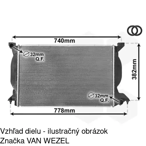 Chladiče vody POLCAR 133408-6 - obr. 2