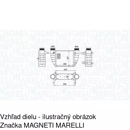 Chladiče vzduchu (Intercoolery) POLCAR 1335J8-4