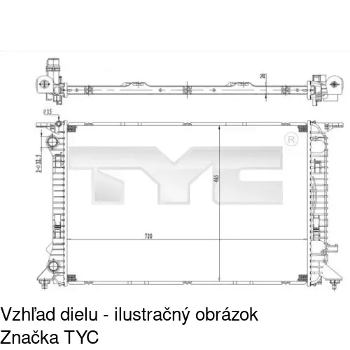 Chladiče vody POLCAR 1337084X - obr. 1