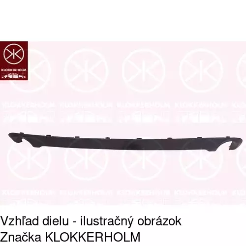 Spojler zadného nárazníka POLCAR 133899