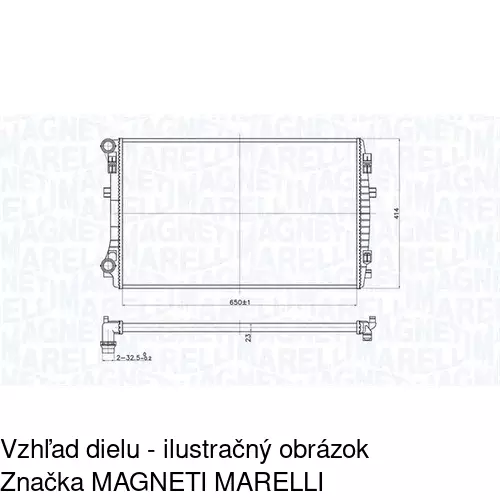 Chladiče vody POLCAR 13C1081X - obr. 1