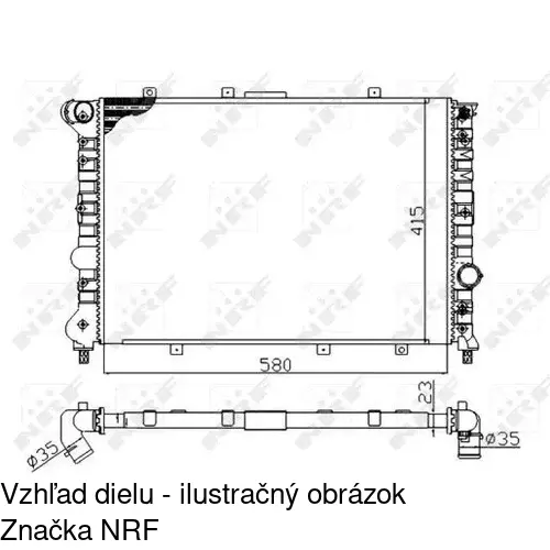 Chladiče vody POLCAR 140808A4 - obr. 2