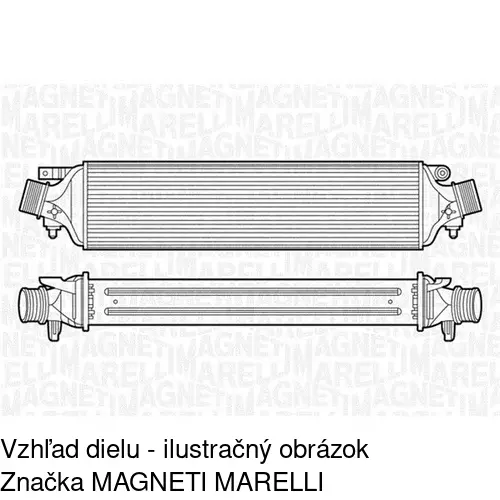 Chladiče vzduchu (Intercoolery) POLCAR 1421J81X