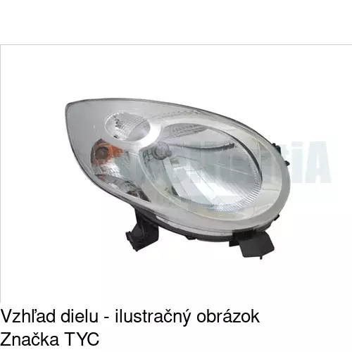 Hlavný reflektor POLCAR 230109-V - obr. 1