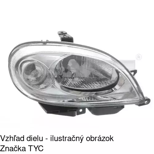 Hlavný reflektor POLCAR 2307090E