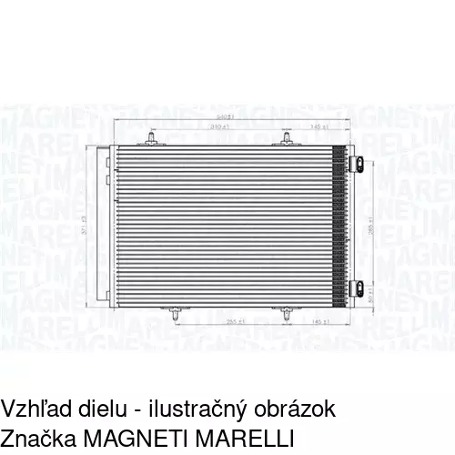 Chladiče klimatizácie POLCAR 2316K8C3S - obr. 1