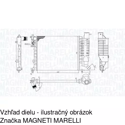 Chladiče vody POLCAR 232408-1 - obr. 1