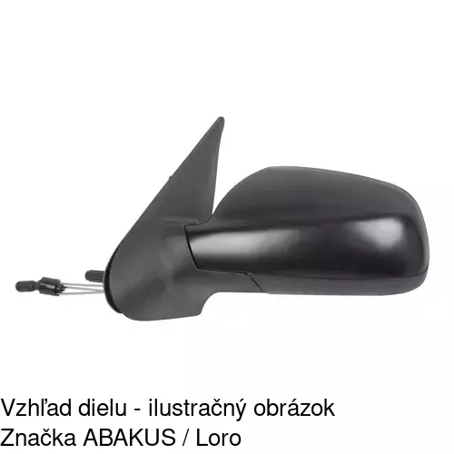 Vonkajšie zrkadlo POLCAR 2326511E - obr. 2