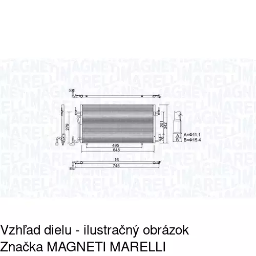 Chladiče klimatizácie POLCAR 2326K8C3