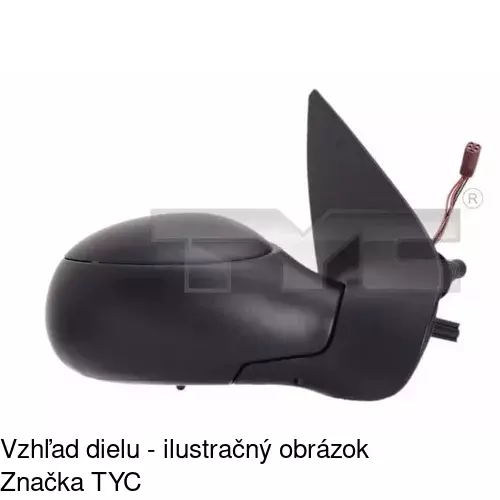 Vonkajšie zrkadlo POLCAR 2327517E