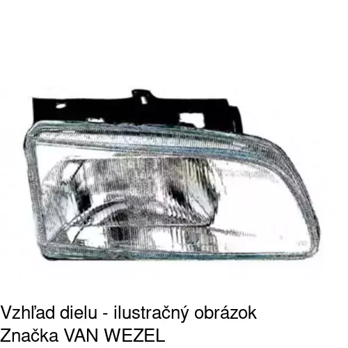 Hlavný reflektor POLCAR 235010-E - obr. 4